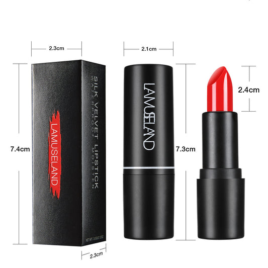 12-Color Moisturizing Velvet Lipstick