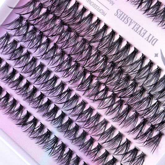 12 Rows Of 30D Plus 40D Clusters Of 240 Segmented Lashes Set
