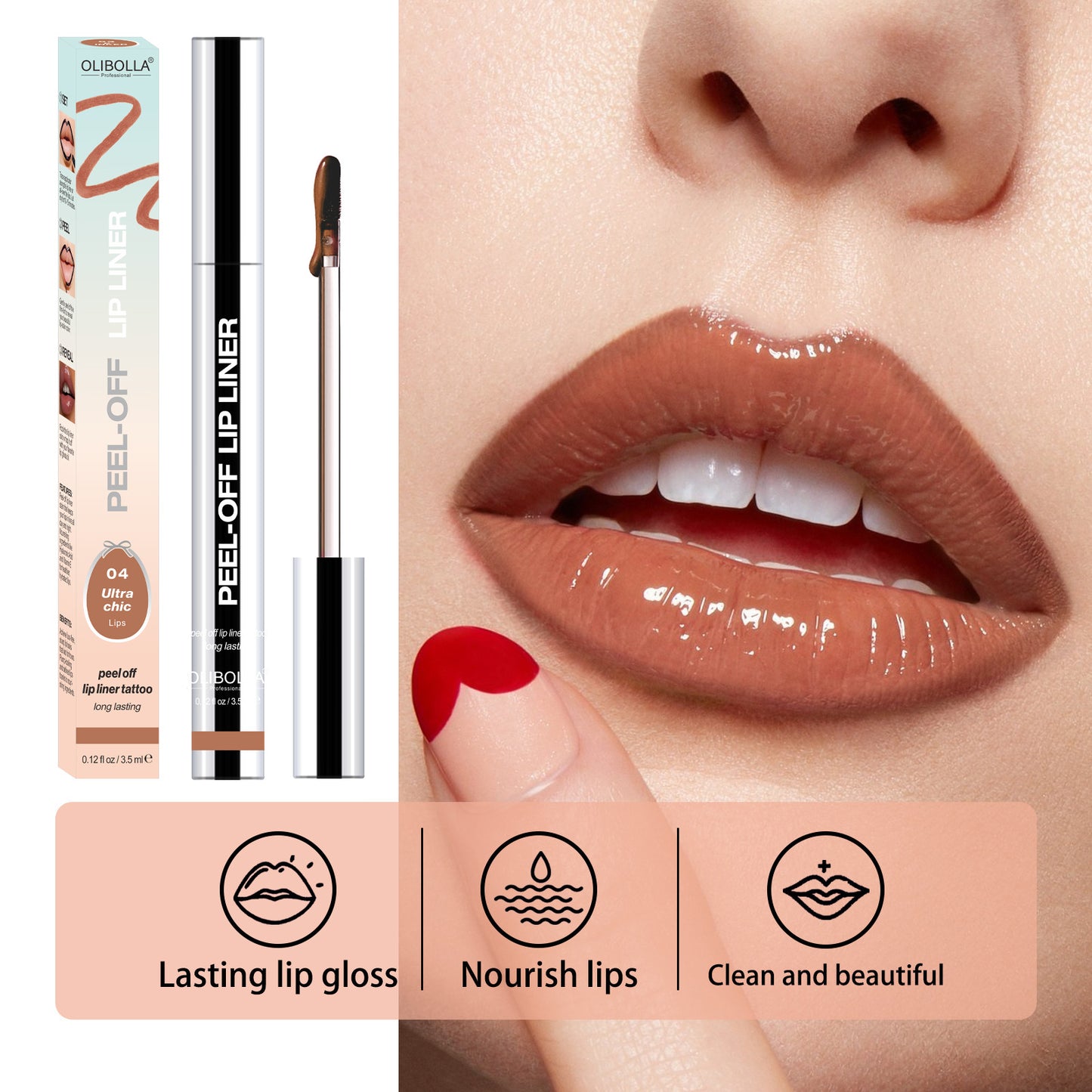 Pull Lip Liner Waterproof Long Lasting
