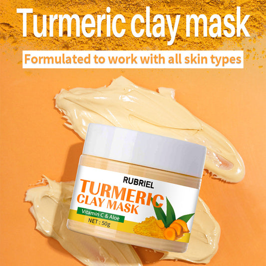 Turmeric Clay Mask 50g Moisturizing And Nourishing Facial Mask