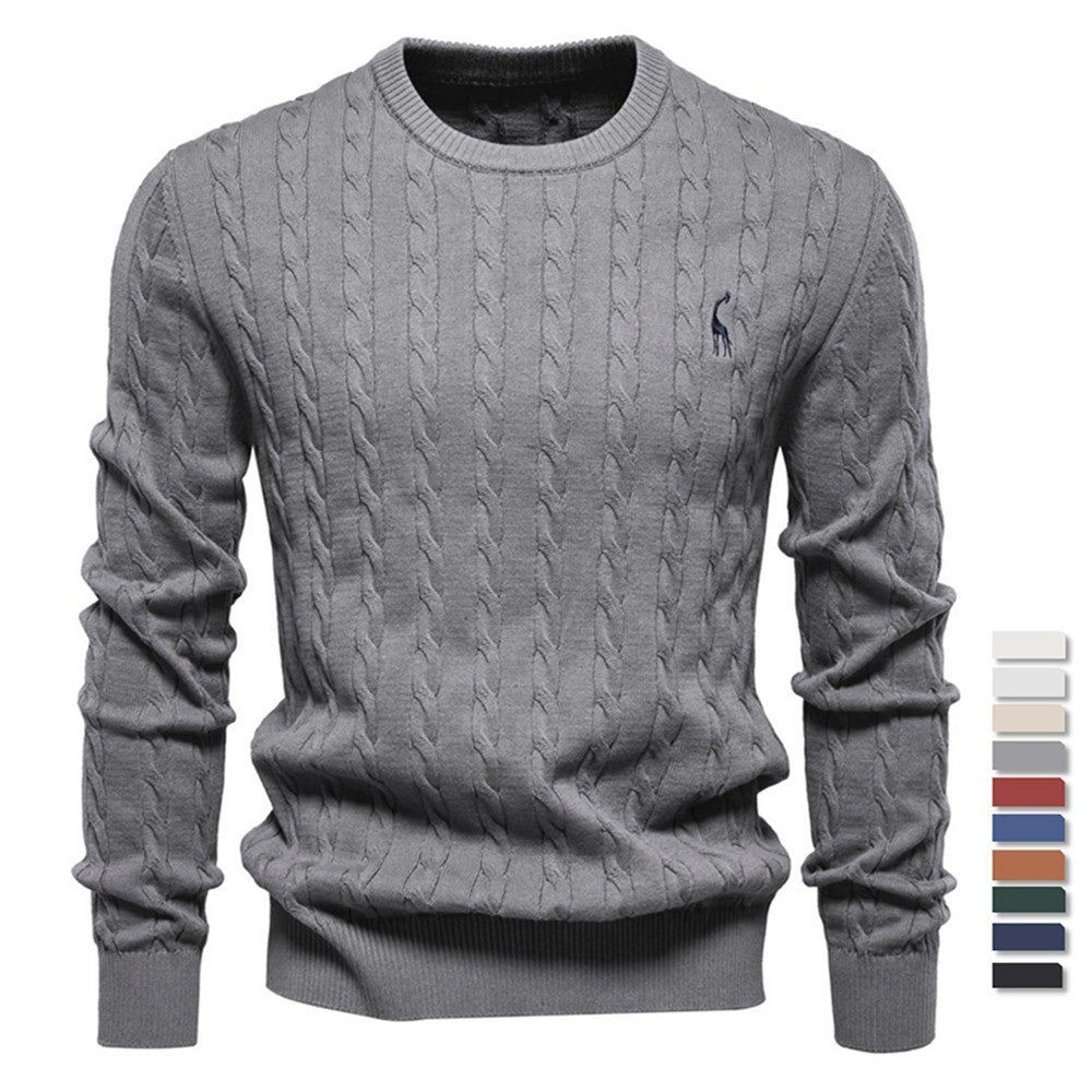 Autumn And Winter Sweater Pullover Deer