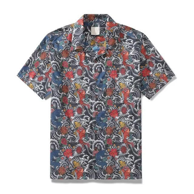 New Shirt Hawaiian Tropical Style