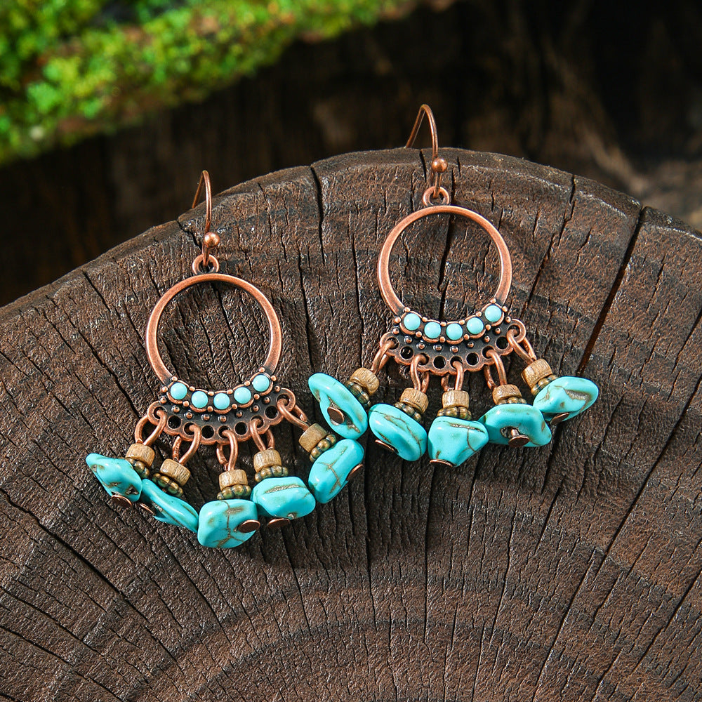 Bohemian Style Hand-woven Tassel Earrings