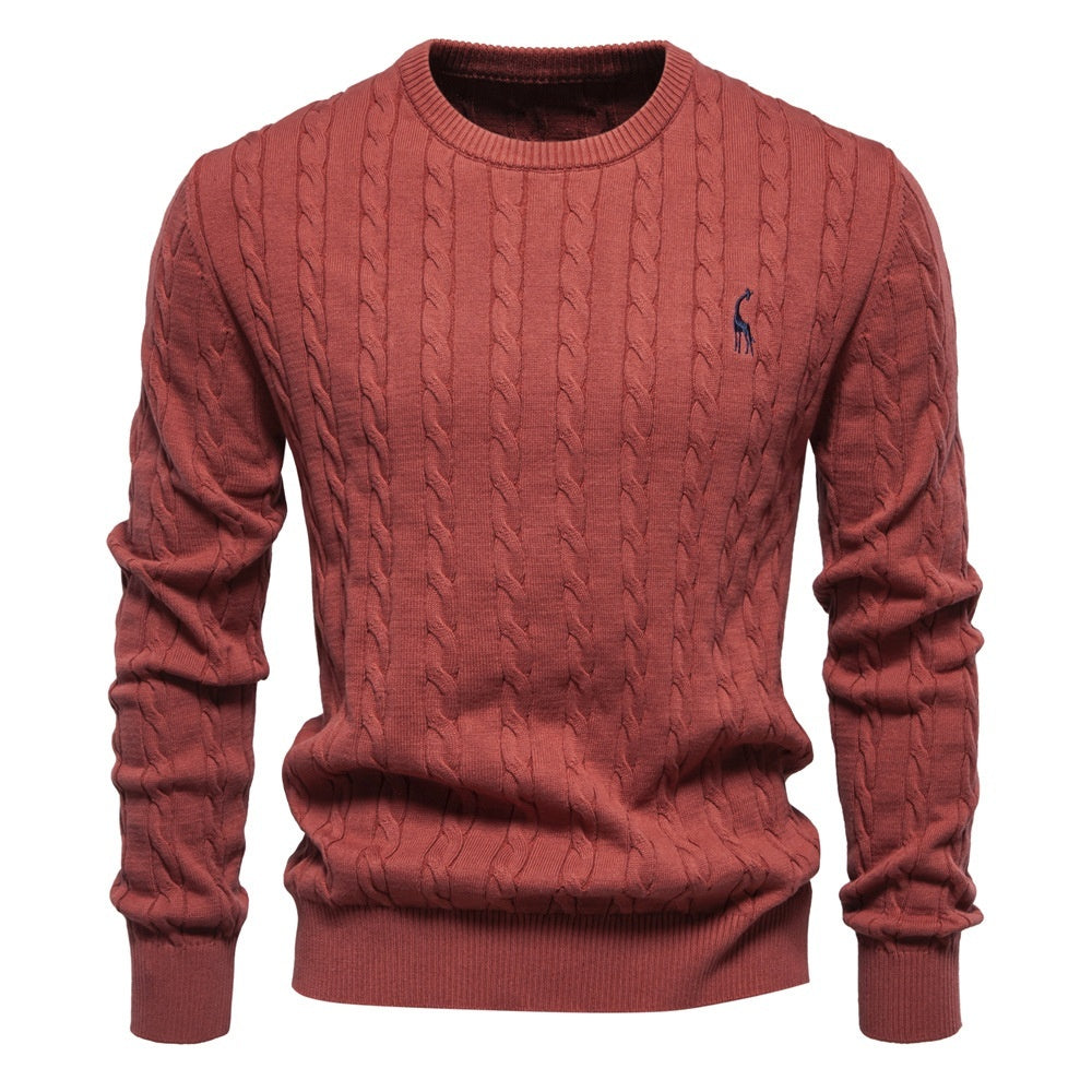 Autumn And Winter Sweater Pullover Deer