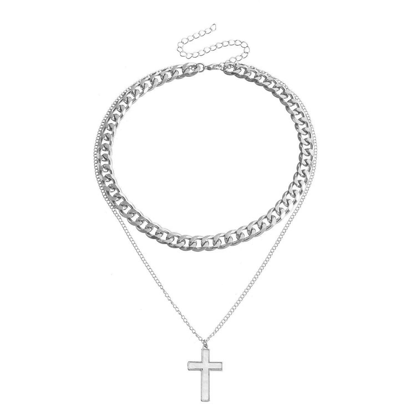 Double Layer White Shell Necklace