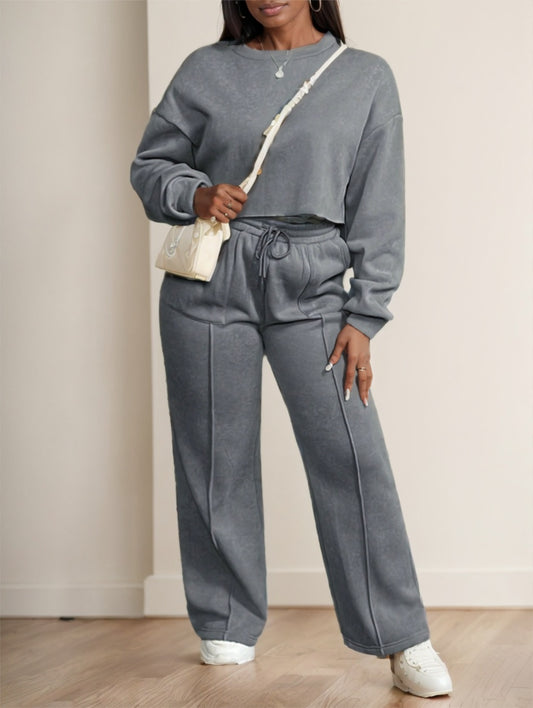 2 Pieces, Street Style Loose Fit Sports Outfit