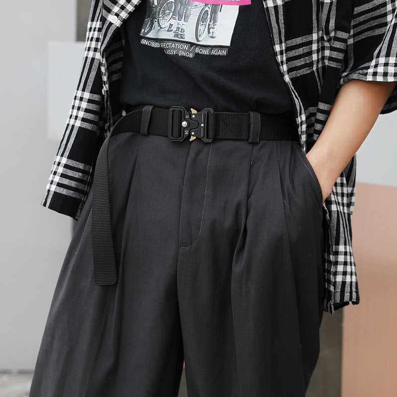 Nylon Elastic Buckle Belt Work Clothes Belt