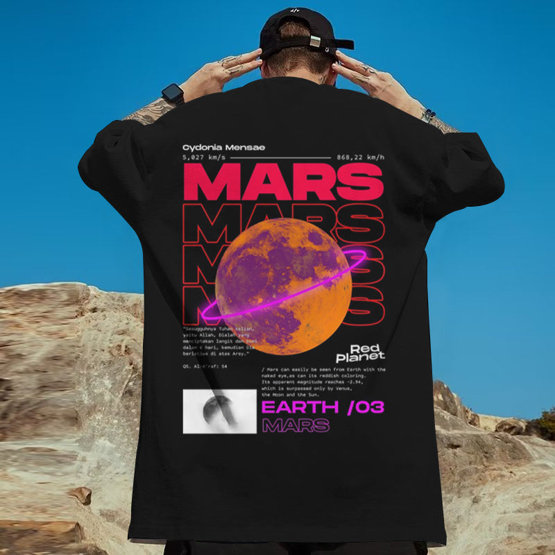 T-shirt For Men 3d Celestial Planet