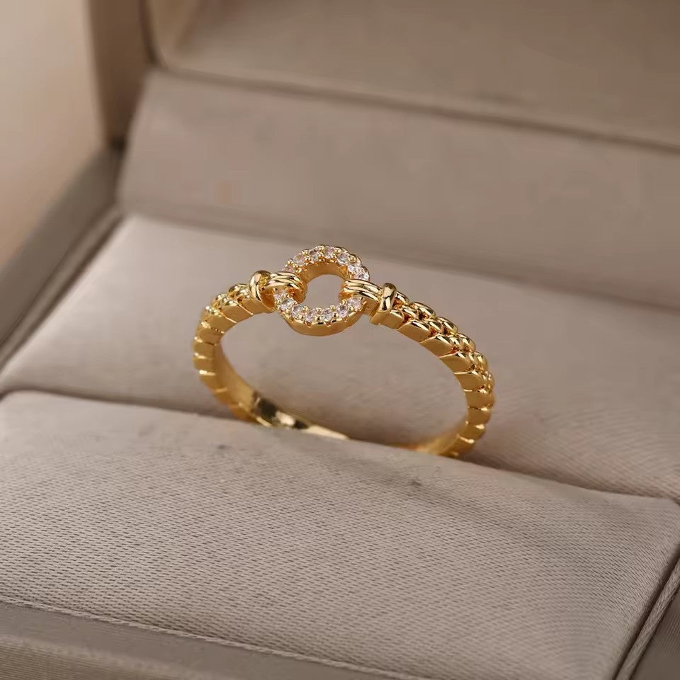 Simple Bracelet O-shaped Adjustable Ring