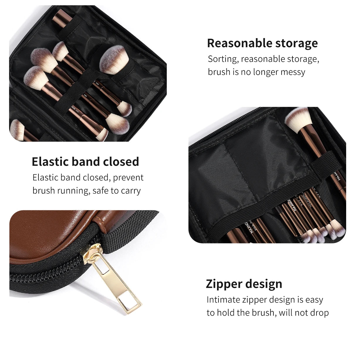 20pcs Pro Makeup Brushes + Storage Bag