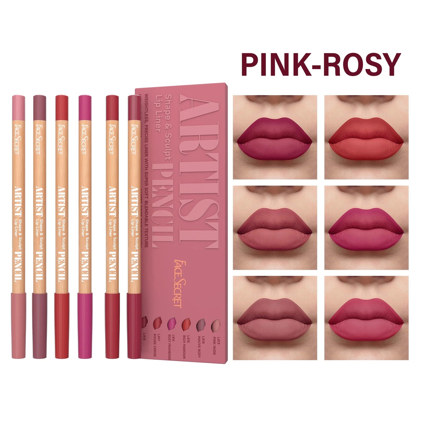 Sculpt Lip Liner Pencil Set