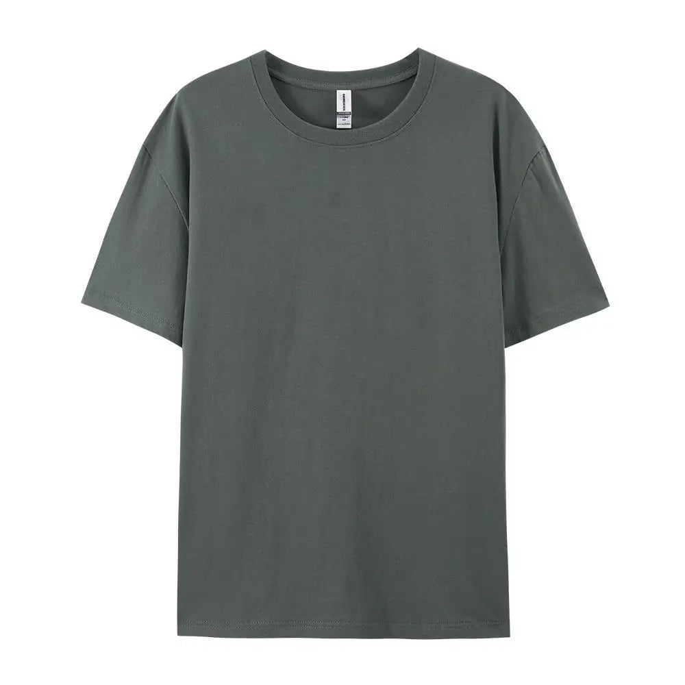 100% Cotton Solid T-shirts Women Sporty, Short Sleeve