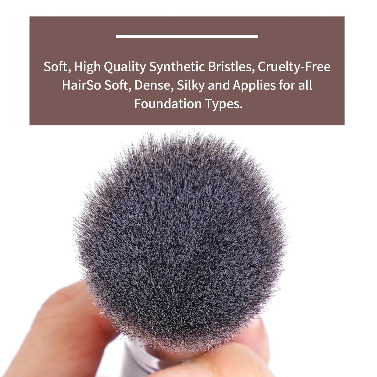 Makeup Brush Set Flat Angled Kabuki Powder Blush Brush