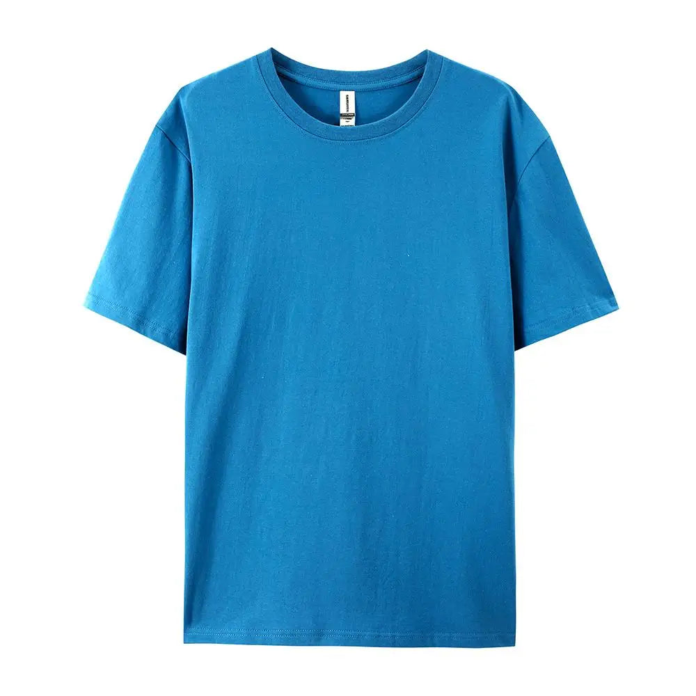 100% Cotton Solid T-shirts Women Sporty, Short Sleeve