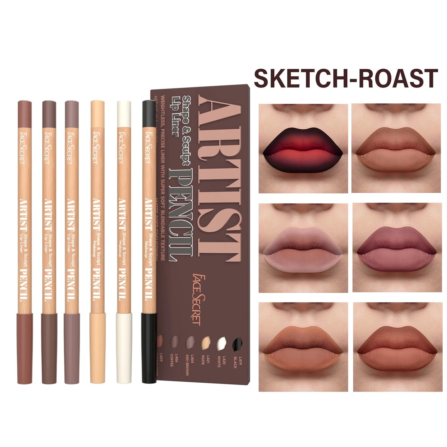 Sculpt Lip Liner Pencil Set