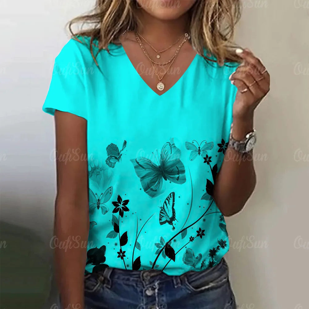 Women T-shirt  Short Sleeve