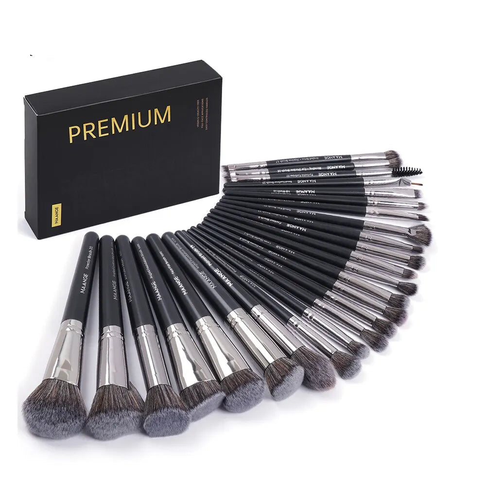 Professional Gift Box 25 Pieces Makeup Brushes Kit