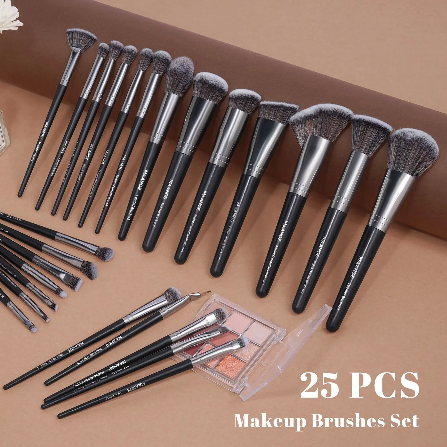 Professional Gift Box 25 Pieces Makeup Brushes Kit