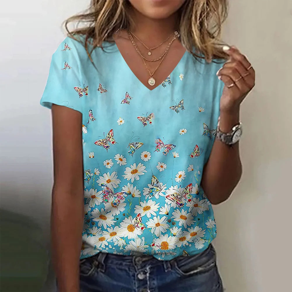 Women T-shirt  Short Sleeve