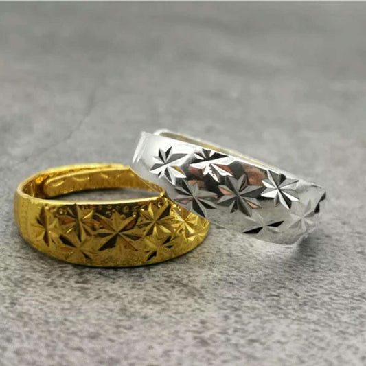 Couple Ring Opening Adjustable Alloy