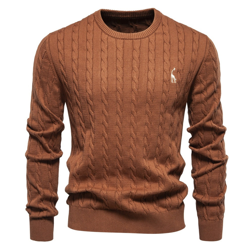 Autumn And Winter Sweater Pullover Deer