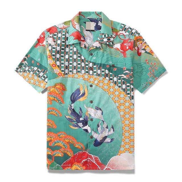 New Shirt Hawaiian Tropical Style