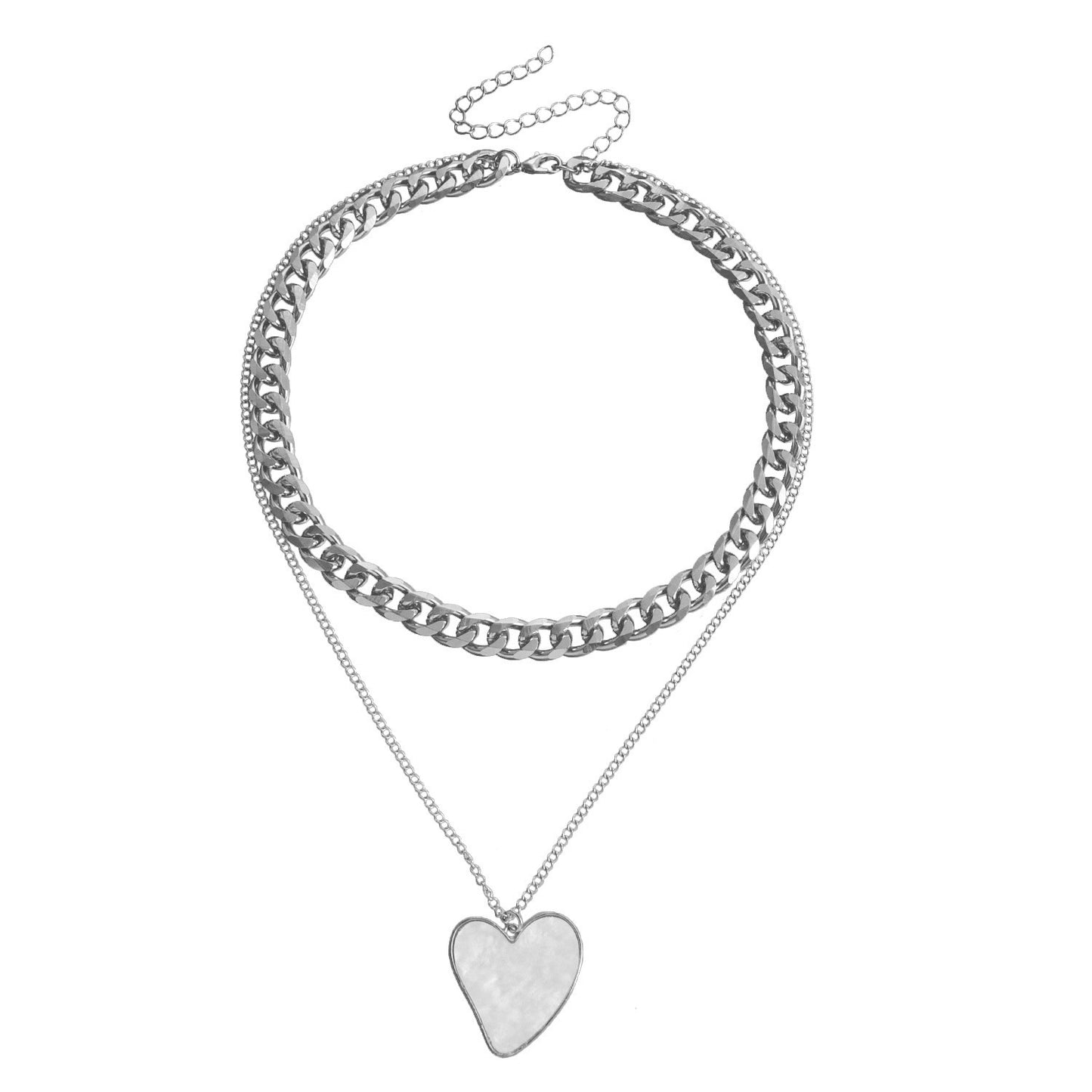 Double Layer White Shell Necklace