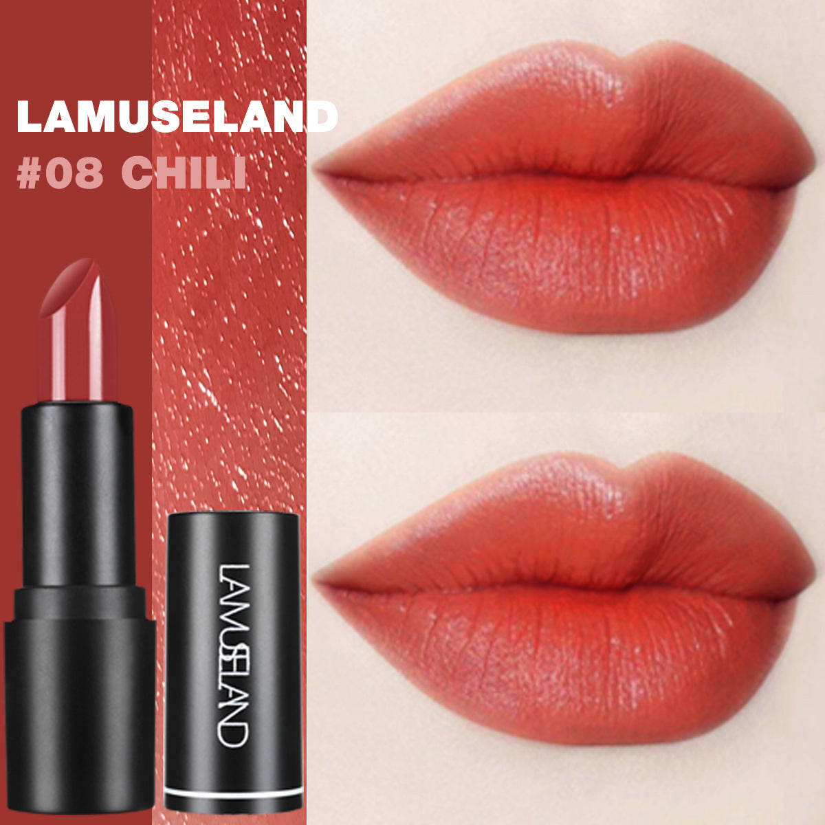 12-Color Moisturizing Velvet Lipstick