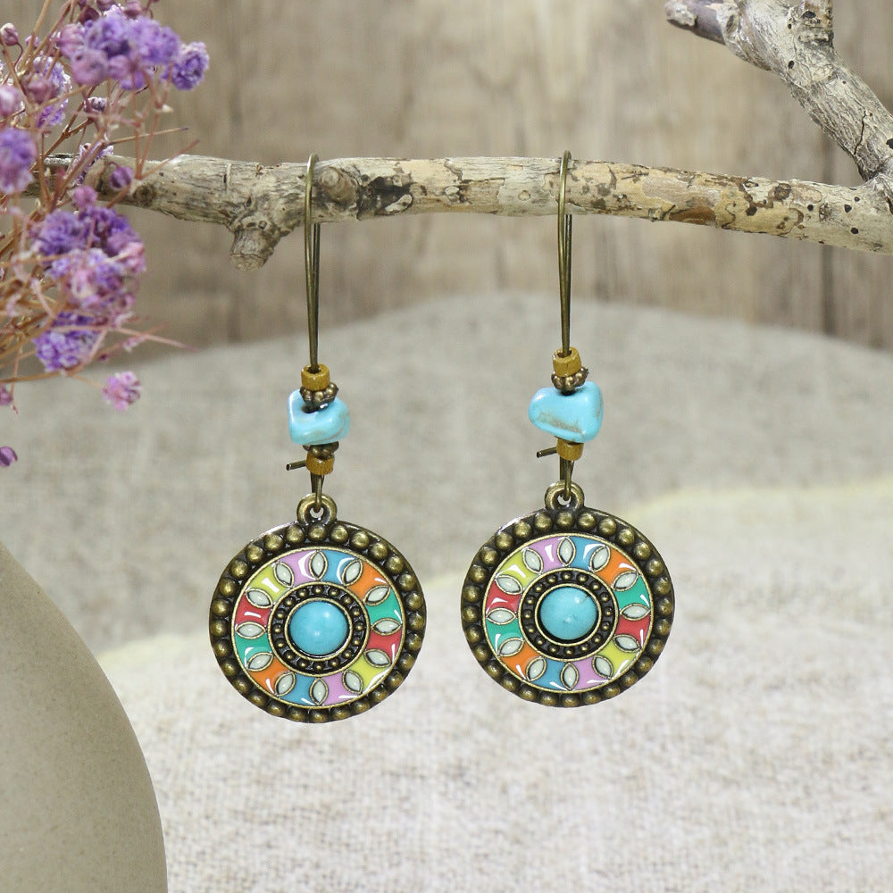 Bohemian Hollow Stud Earrings