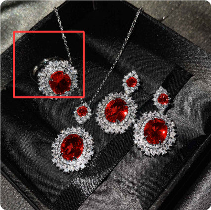 Luxury Three-piece Inlaid Ring Bracelet