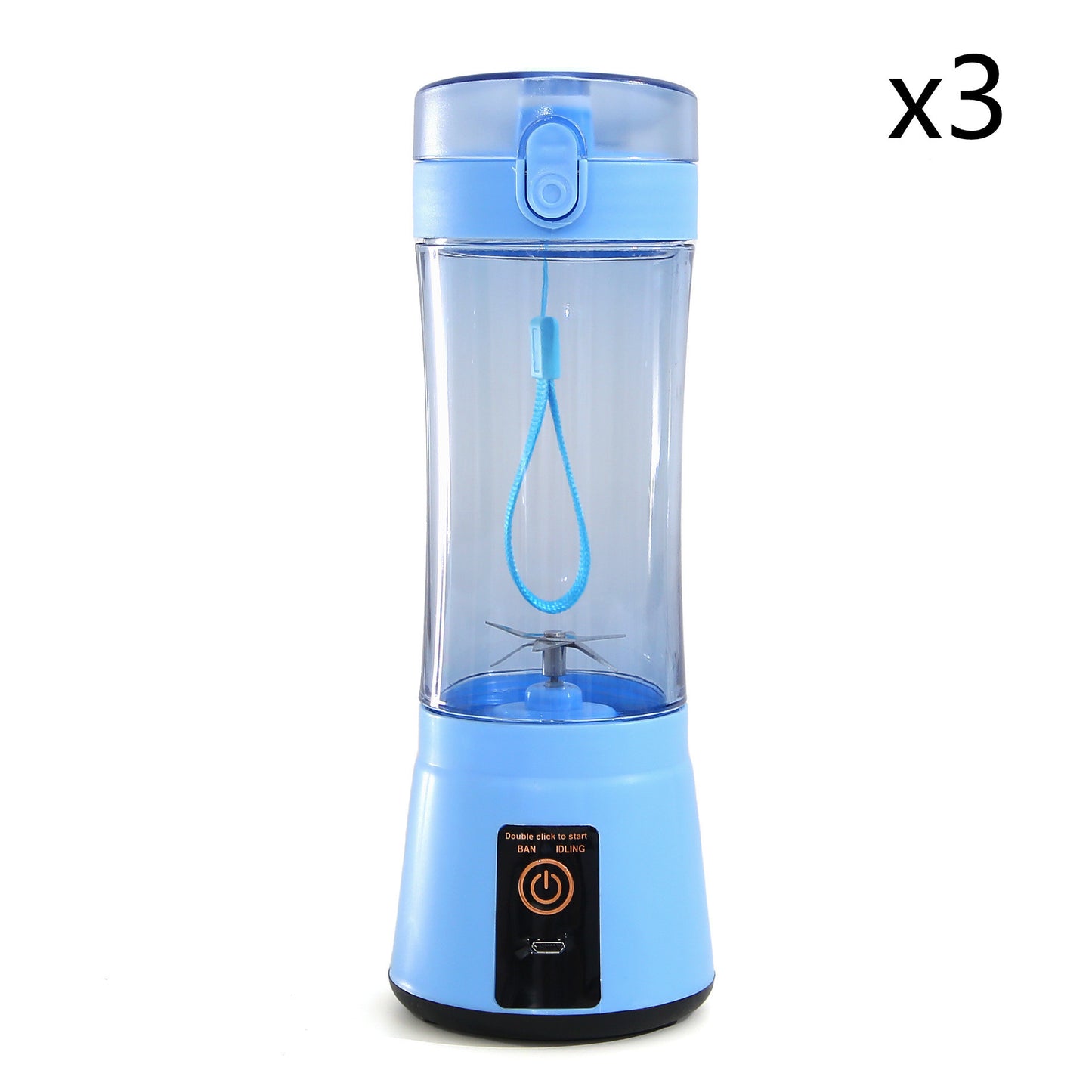 Portable Electric Fruit Juicer Wireless USB Rechargeable Mini Mixer Multifunction