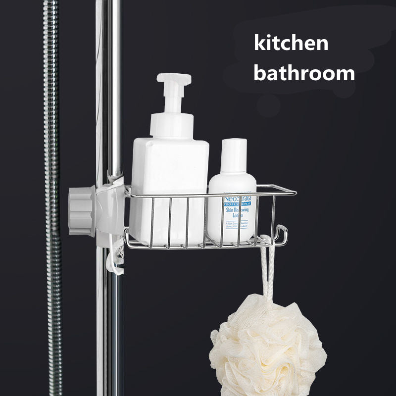 Adjustable Sink Drain Rack Sponge Storage Faucet Holder