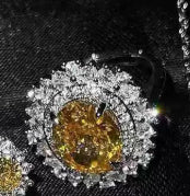 Luxury Three-piece Inlaid Ring Bracelet